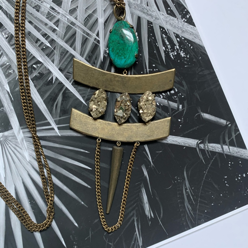 Like New Citrine Long Necklace